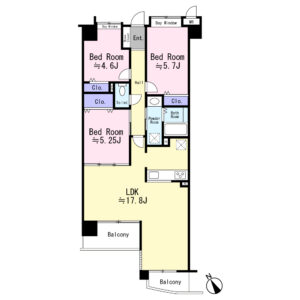 【間取図】ナイスパークステージ泉中央